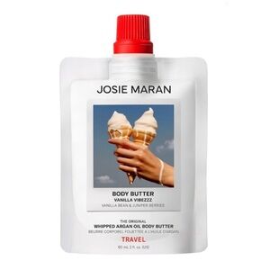 Josie Maran Mini Vanilla Vibezzz Whipped Argan Refillable Firming Body Butter